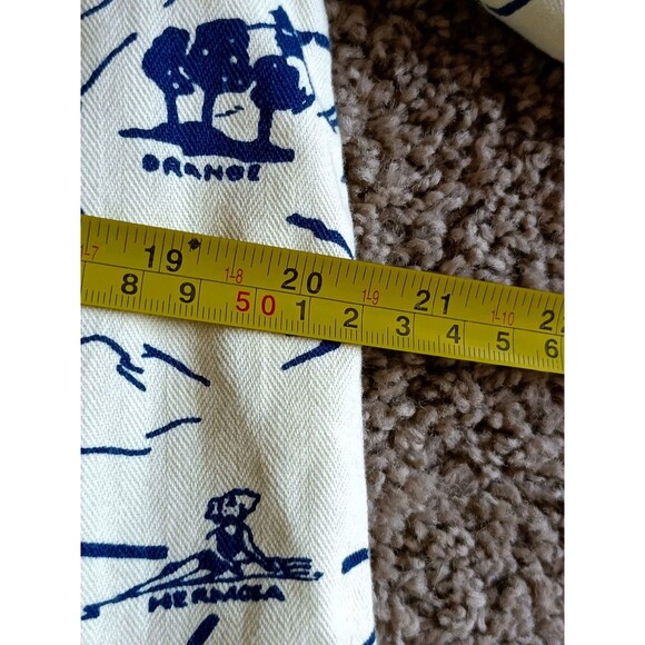 Urban Outfitters BDG Shirt Jacket Men's Small Graphic Print Yellow Denim Pockets - Picture 8 of 9